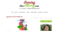 Desktop Screenshot of earningfreemoney.com